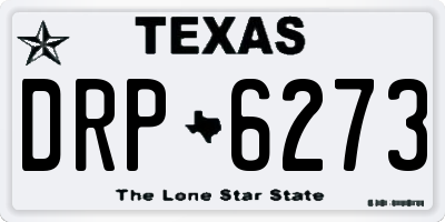 TX license plate DRP6273