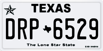TX license plate DRP6529