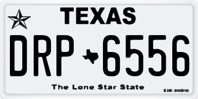 TX license plate DRP6556