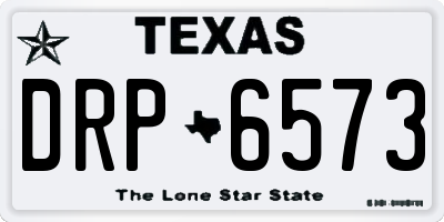 TX license plate DRP6573