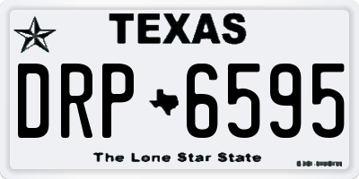 TX license plate DRP6595