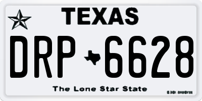 TX license plate DRP6628