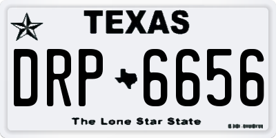 TX license plate DRP6656
