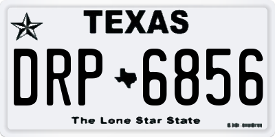 TX license plate DRP6856