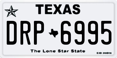 TX license plate DRP6995