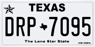 TX license plate DRP7095
