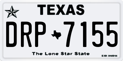 TX license plate DRP7155