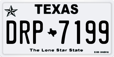 TX license plate DRP7199