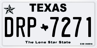 TX license plate DRP7271