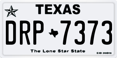 TX license plate DRP7373