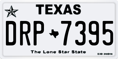 TX license plate DRP7395