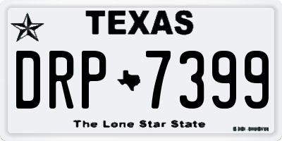 TX license plate DRP7399