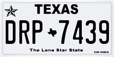 TX license plate DRP7439