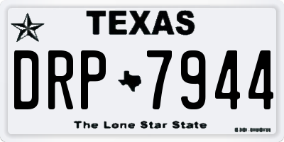 TX license plate DRP7944