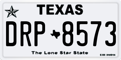 TX license plate DRP8573