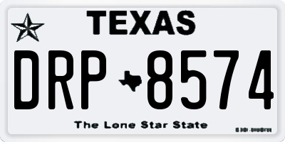 TX license plate DRP8574