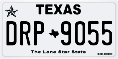 TX license plate DRP9055