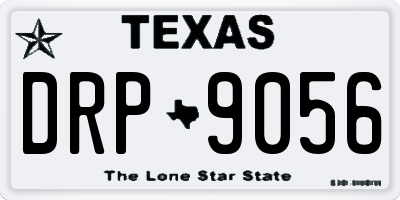 TX license plate DRP9056