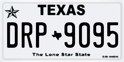 TX license plate DRP9095