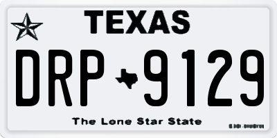 TX license plate DRP9129
