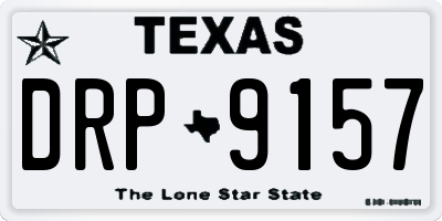 TX license plate DRP9157