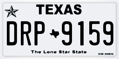TX license plate DRP9159