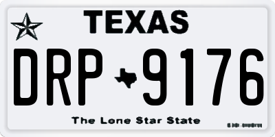 TX license plate DRP9176