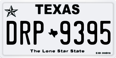 TX license plate DRP9395
