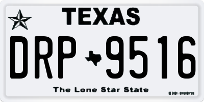 TX license plate DRP9516