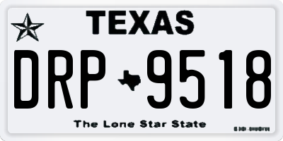 TX license plate DRP9518