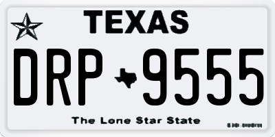 TX license plate DRP9555