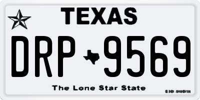 TX license plate DRP9569