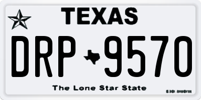 TX license plate DRP9570