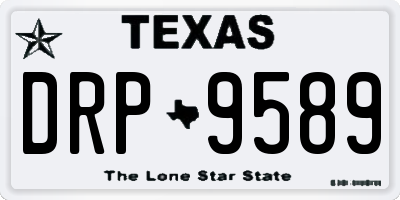 TX license plate DRP9589