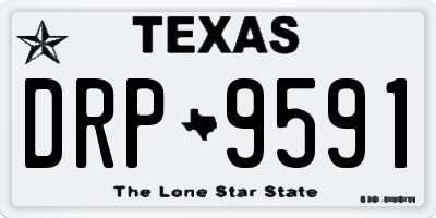 TX license plate DRP9591