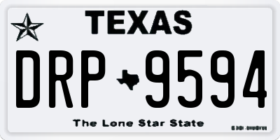 TX license plate DRP9594