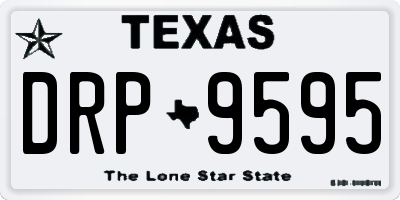 TX license plate DRP9595