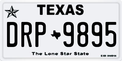 TX license plate DRP9895