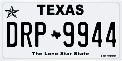 TX license plate DRP9944