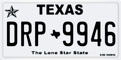 TX license plate DRP9946