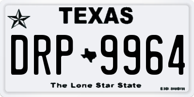 TX license plate DRP9964