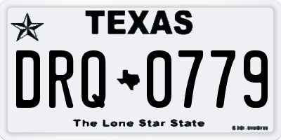 TX license plate DRQ0779