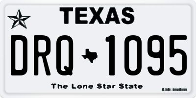 TX license plate DRQ1095