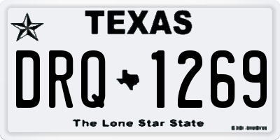 TX license plate DRQ1269