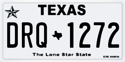 TX license plate DRQ1272
