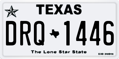 TX license plate DRQ1446
