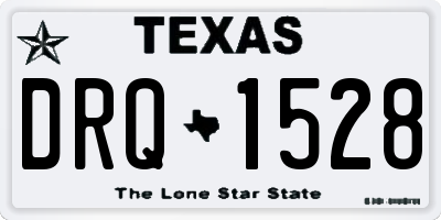 TX license plate DRQ1528