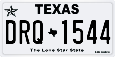 TX license plate DRQ1544
