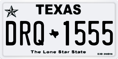 TX license plate DRQ1555
