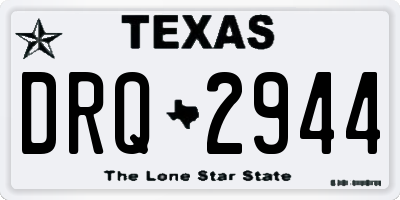 TX license plate DRQ2944